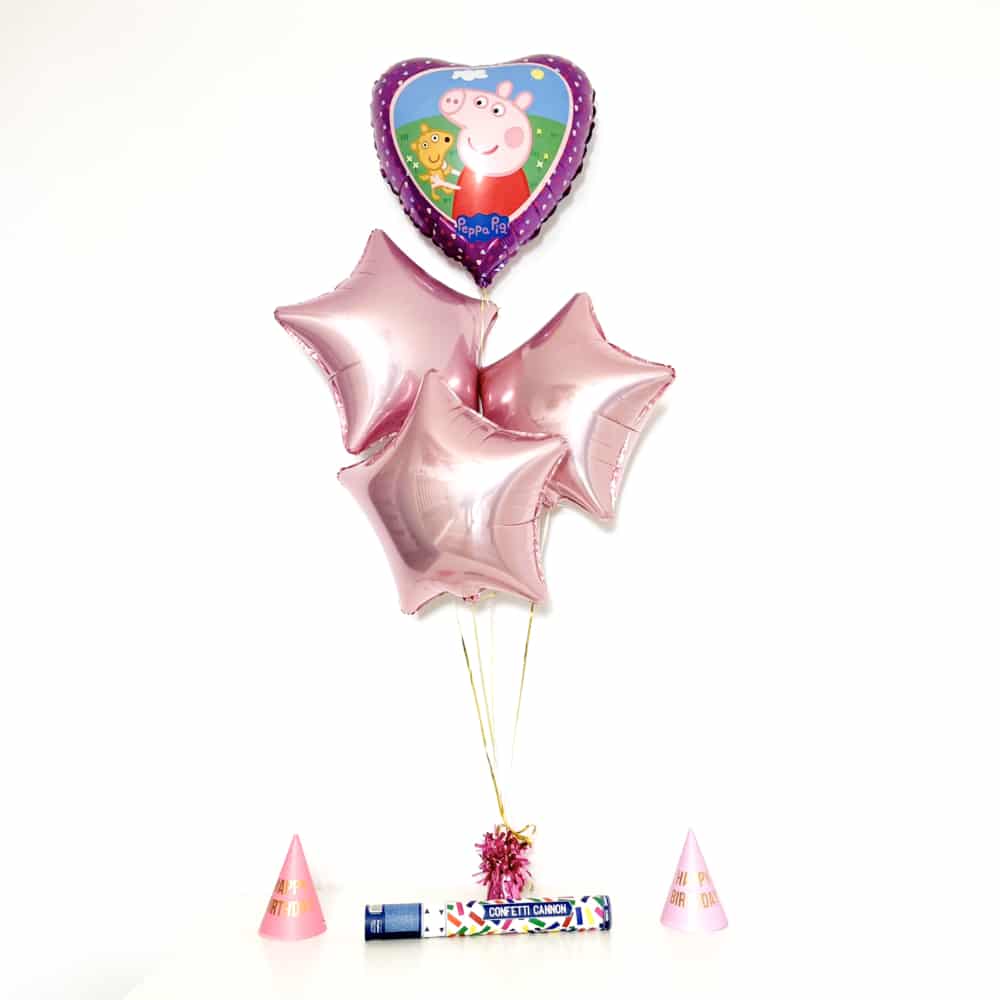 Bukiet balonowy: LITTLE PEPPA, napełniony helem Balony dla Dziecka Sprawdź naszą ofertę. Sklep imprezowy Szalony.pl. 2