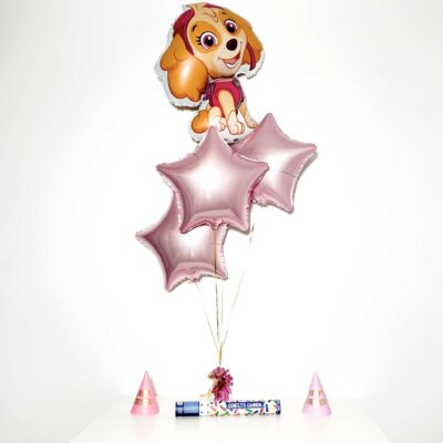 Bukiet balonowy: PINK SKYE, napełniony helem Balony dla Dziecka Szalony.pl - Sklep imprezowy