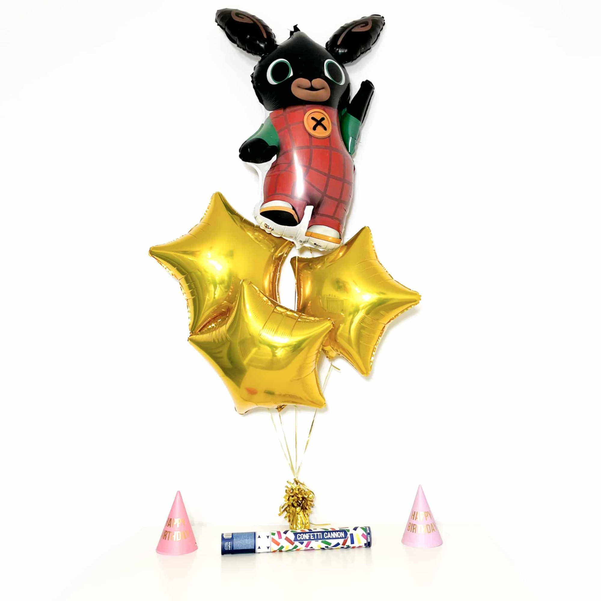 Bukiet balonowy: GOLD BING, napełniony helem Balony dla Dziecka Szalony.pl - Sklep imprezowy