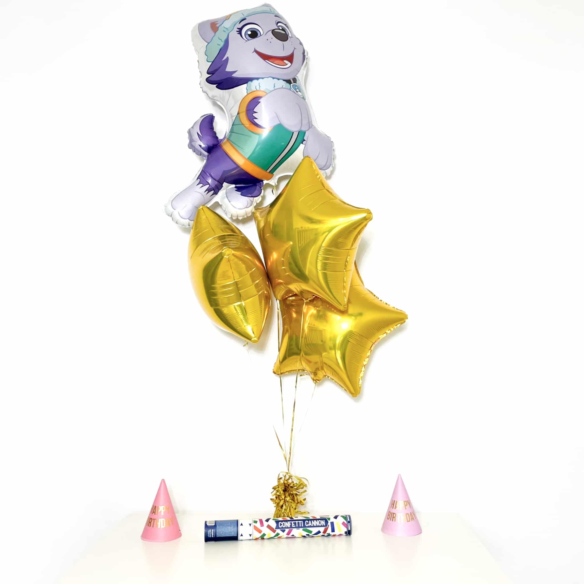 Bukiet balonowy: GOLD EVEREST, napełniony helem Balony dla Dziecka Szalony.pl - Sklep imprezowy