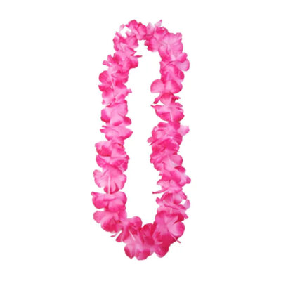 Naszyjnik hawajski, różowe kwiatki Dodatki Szalony.pl - Sklep imprezowy