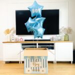 Pudło balonowe: Boy or Girl? It’s a Boy, niebieskie, Nr. 16 – Pudło balonowe – Szalony.pl