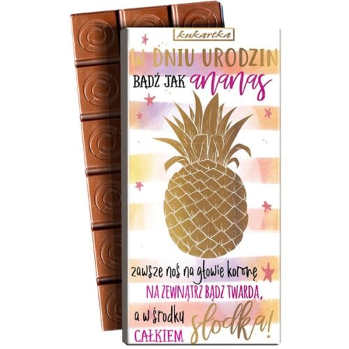 Czekolada - W dniu urodzin, ananas