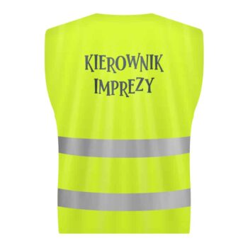 Kamizelka – Kierownik imprezy, zielona – Prezent na Wieczór kawalerski – Szalony.pl