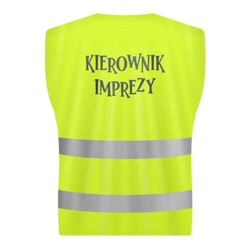 Kamizelka - Kierownik imprezy, zielona. Szalony.pl - Sklep imprezowy.