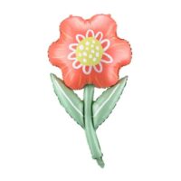 Balon bez helu: Kwiatek, 53x96cm, mix – Balony bez helu – Szalony.pl