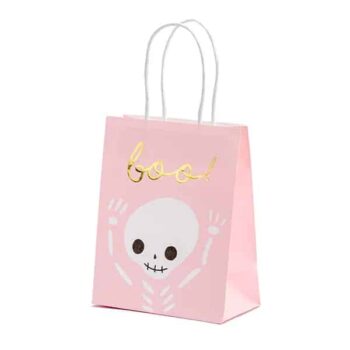 Torebka na prezent Boo, Różowa – Dekoracje na Halloween – Szalony.pl