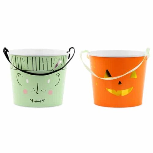 Wiaderka na cukierki, Halloween, 13,5cm, mix, 2szt