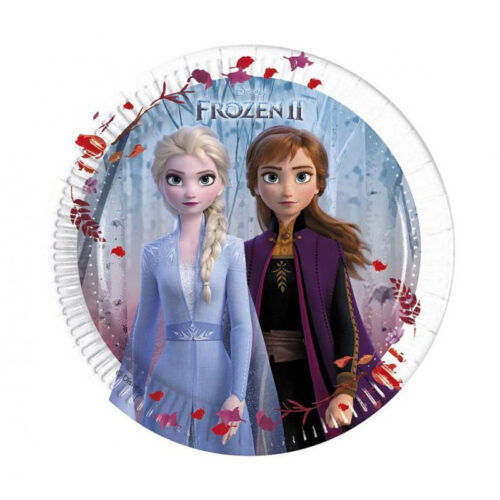 Talerzyki papierowe - Frozen, 19.5 cm, 8 szt.. Szalony.pl - Sklep imprezowy.