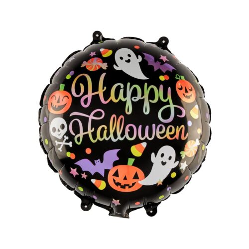 Balon bez helu: Happy Halloween, 18". Szalony.pl - Sklep imprezowy.