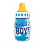 Balon bez helu: Butelka nieb., pakowany, 24″ – Balony bez helu – Szalony.pl