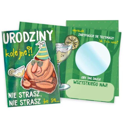 Kartka okolicznościowa - Urodzinowy Janusz