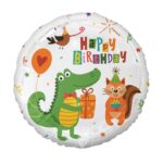 Balon bez helu: Krokodylek z prezentem – Balony bez helu – Szalony.pl