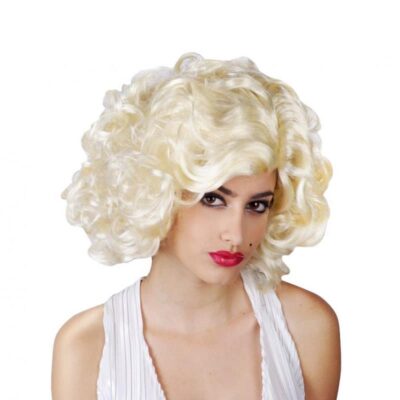 Peruka – Marilyn, biała Dekoracje na Halloween Szalony.pl - Sklep imprezowy