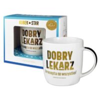 Kubek Star – Dobry lekarz recapta na wszystko – Śmieszne kubki – Szalony.pl