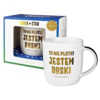 Kubek Star 2 – Jestem boski – Śmieszne kubki – Szalony.pl