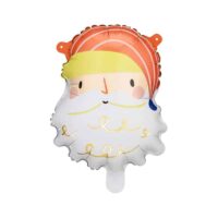 Balon na powietrze – Mikołaj, 26×31 cm, 5 sztuk. – Balony bez helu – Szalony.pl