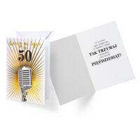 Kartka urodzinowa - 50 lat. Szalony.pl - Sklep imprezowy. – Szalony.pl – Szalony.pl – Szalony.pl