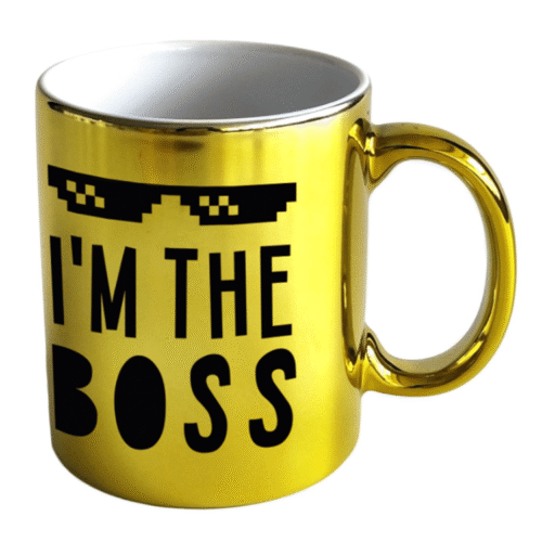 Kubek - ''I'm the boss'', złoty