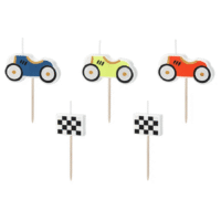 Świeczki urodzinowe – Autko, 2-3cm, 5szt – Dekoracje imprezowe – Szalony.pl