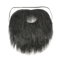 Sztuczna broda – Czarna – Przebrania imprezowe – Szalony.pl