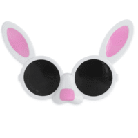 Okulary – Królik, białe – Dekoracje na Wielkanoc – Szalony.pl