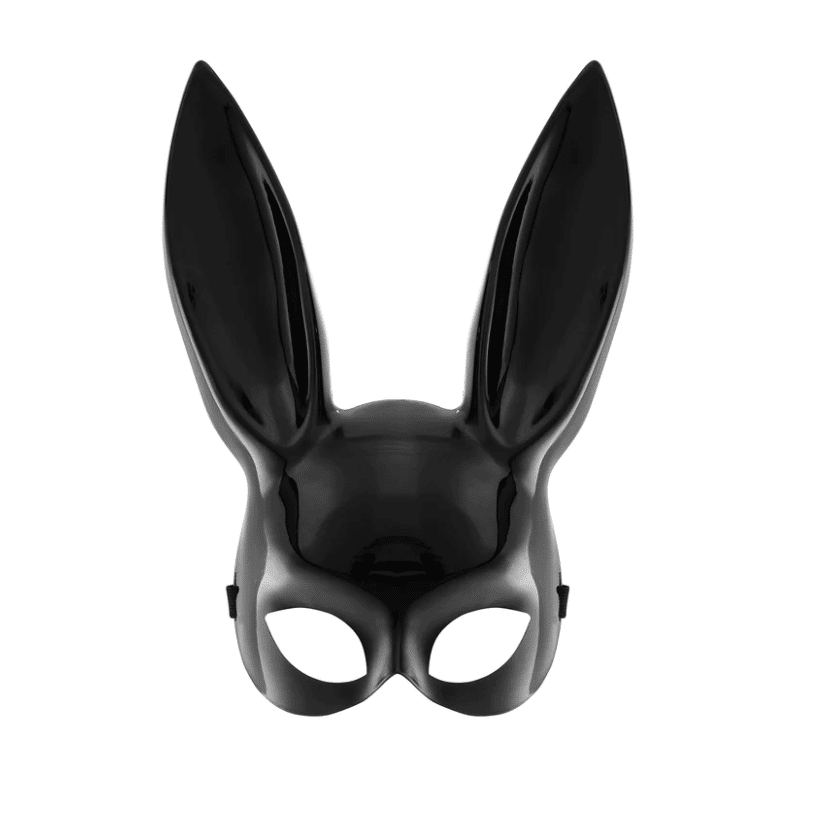 Maska – Królik, czarna Dekoracje na Wielkanoc Szalony.pl - Sklep imprezowy