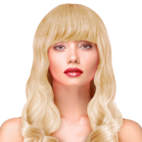 Peruka – Długie włosy, blond – Przebrania imprezowe – Szalony.pl