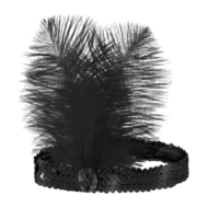 Opaska – 1920 style, czarna – Przebrania imprezowe – Szalony.pl