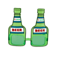 Okulary – Piwo, zielone – Przebrania imprezowe – Szalony.pl