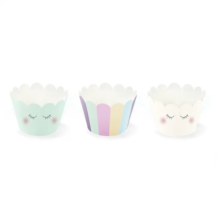 Papilotki na muffinki, Jednorożec,5×7,5x5cm, 6szt. – Promocje – Szalony.pl