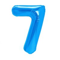 Balon z helem: cyfra 7 - 85cm, ciemnoniebieska. Szalony.pl - Sklep imprezowy. – Szalony.pl – Szalony.pl – Szalony.pl