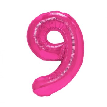 Balon z helem: cyfra 9 - 85cm, ciemnoróżowa. Szalony.pl - Sklep imprezowy. – Szalony.pl – Szalony.pl – Szalony.pl – Szalony.pl – Szalony.pl