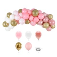 Girlanda balonowa – różowa, 200cm – Dekoracje imprezowe – Szalony.pl