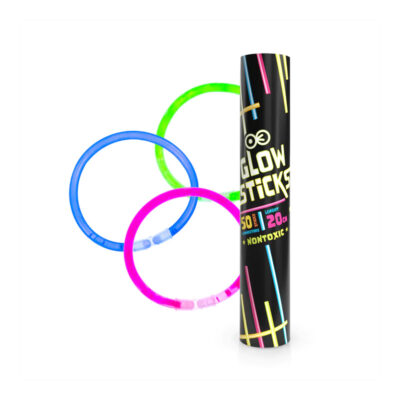 Glow Stick – 20cm, 50 szt. Dodatki Szalony.pl - Sklep imprezowy