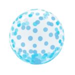Balon z helem: Aqua, kropki, niebieskie, 20" – Szalony.pl – Szalony.pl – Szalony.pl – Szalony.pl