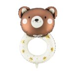 Balon bez helu: Miś grzechotka, 45x67cm – Balony bez helu – Szalony.pl