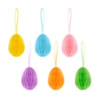 Jajka papierowe, 6 szt. – Dekoracje na Wielkanoc – Szalony.pl