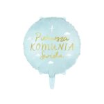 Balon bez helu: Pierwsza Komunia Święta, 45cm – Balony bez helu – Szalony.pl