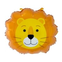 Balon bez helu: Lew, głowa, 43×38 cm – Balony bez helu – Szalony.pl
