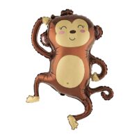 Balon bez helu: Małpka, 61x78cm – Balony bez helu – Szalony.pl