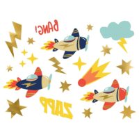 Tatuaże zmywalne – Samolot – Przebrania imprezowe – Szalony.pl