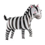 Balon bez helu: Zebra, 80×78 cm – Balony bez helu – Szalony.pl