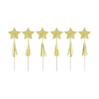 Toppery – Złote gwiazdki – Toppery na tort – Szalony.pl