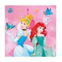 Serwetki – Princess, 33x33cm, 20szt – Dekoracje imprezowe – Szalony.pl