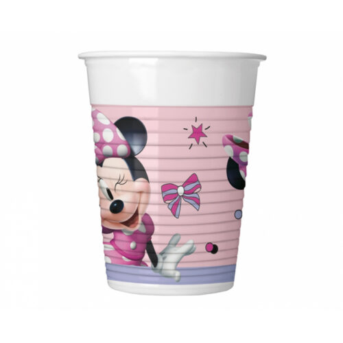 Kubeczki plastikowe - Minnie Junior, 200ml, 8 szt