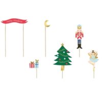 Toppery – Dziadek do orzechów, 8.5-19cm, 6 szt. – Dekoracje imprezowe – Szalony.pl
