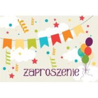 Zaproszenia – ogólne, girlanda, 5 szt – Zaproszenia – Szalony.pl