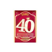 Kartka okolicznościowa – 40 urodziny, brawo – Kartki okolicznościowe – Szalony.pl