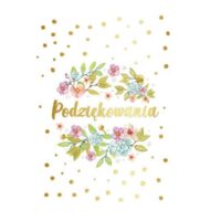 Kartka okolicznościowa – Podziękowania Kwiaty – Kartki okolicznościowe – Szalony.pl